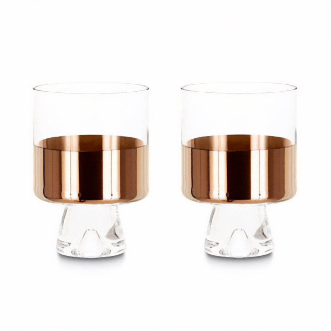 TANK LOW BALL GLASS × 2 クリア W78×D78mm - YAMAGIWA OnlineStore