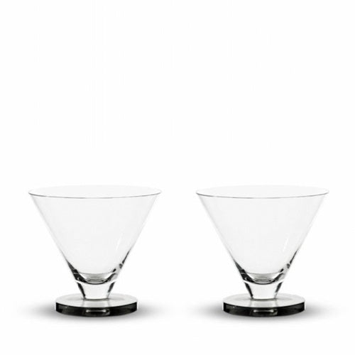 PUCK COCKTAIL GLASS × 2 クリア W84×D84mm