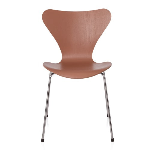 【廃番】Fritz Hansen「Series 7（セブンチェア）」スタッキング可能 カラードアッシュ/チョコレートミルクブラウン[7973107#365]