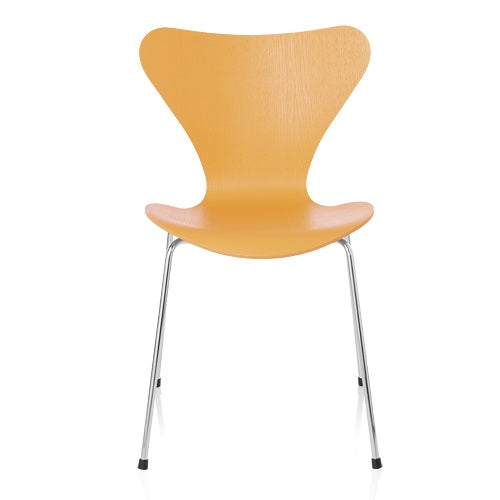 【廃番】Fritz Hansen「Series 7（セブンチェア）」スタッキング可能 カラードアッシュ/エジプシャンイエロー[7973107#455]