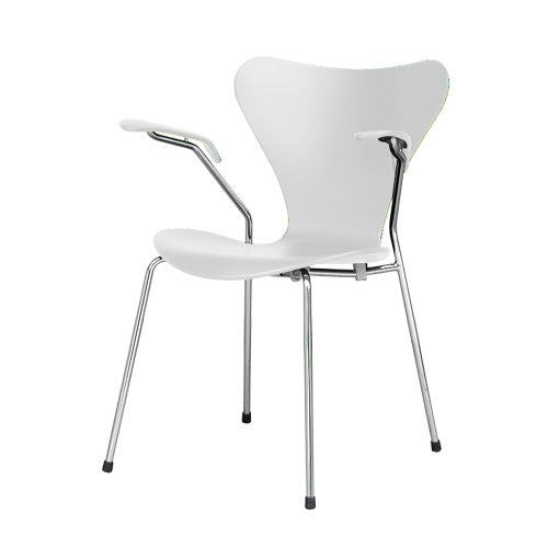 【廃番】Fritz Hansen「Series 7（セブンチェア）」アームチェア ラッカー/ホワイト[7973207#100]