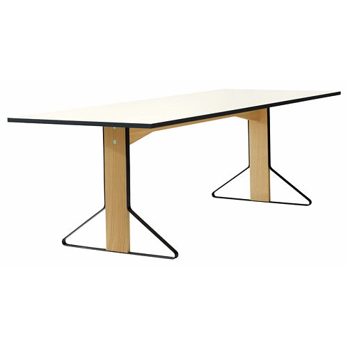 Kaari Table rectangular ナチュラルオーク/ホワイトグロッシー W240cm