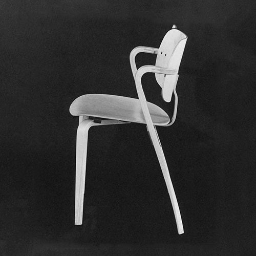 Aslak Chair ブラックラッカー SH460mm