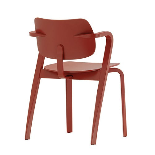 Aslak Chair レッドラッカー SH460mm