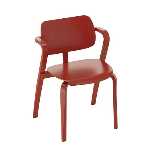 Aslak Chair レッドラッカー SH460mm