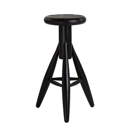 Rocket Bar Stool ブラックラッカー H730mm