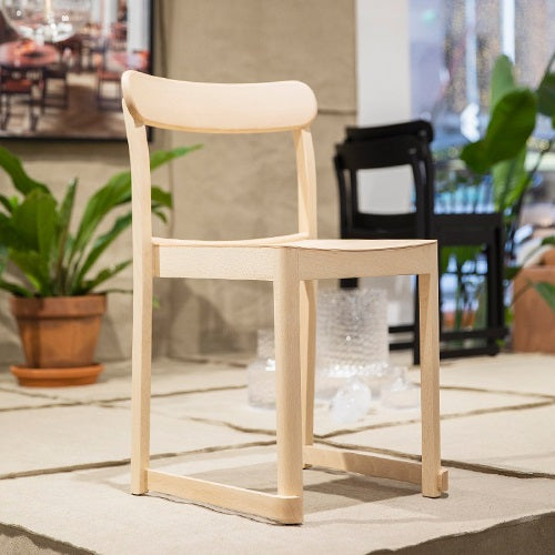 Atelier Chair ダークレッド/ビーチ SH455mm