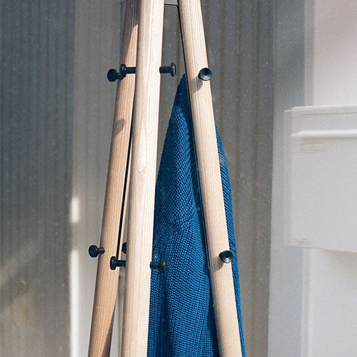 Kiila Coat Stand ナチュラル/ブラック H1920mm