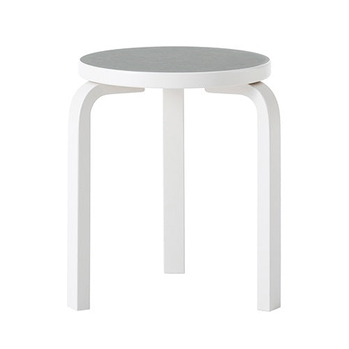 廃番】artek（アルテック）スツール 60 ストーンホワイト×ライトグレー 