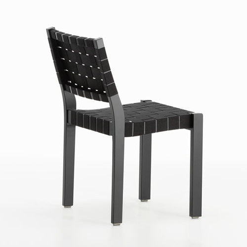 Chair 611 ブラックラッカー SH425mm