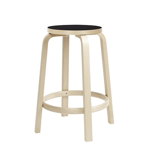 Bar Stool 64 ブラックリノリウム H650mm