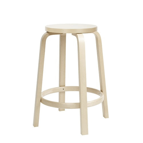 Bar Stool 64 ホワイトラミネート H650mm