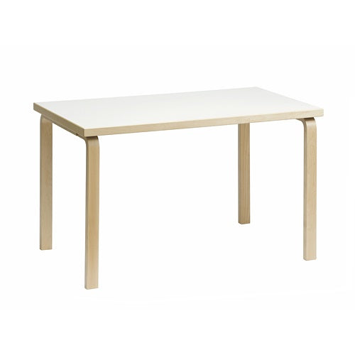 Aalto Table rectangular 80A ホワイトラミネート W1200mm