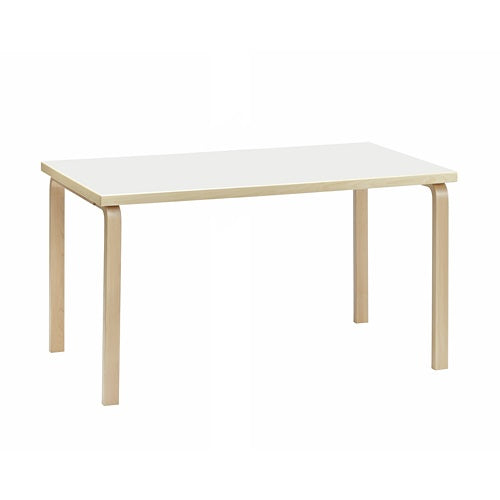 Aalto Table rectangular 81A ホワイトラミネート W1500mm