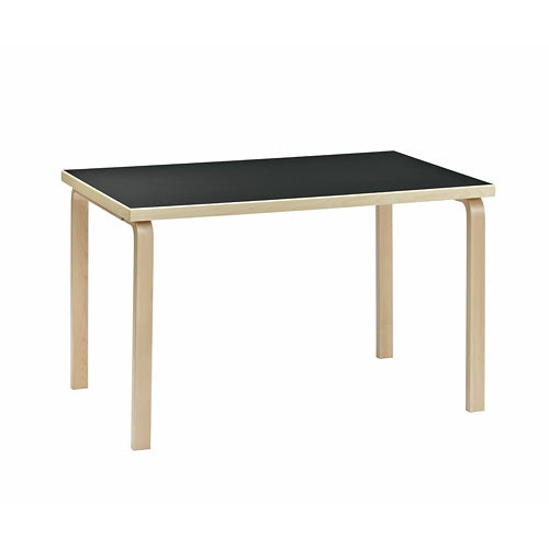 Aalto Table rectangular 81B ブラックリノリウム W1200mm