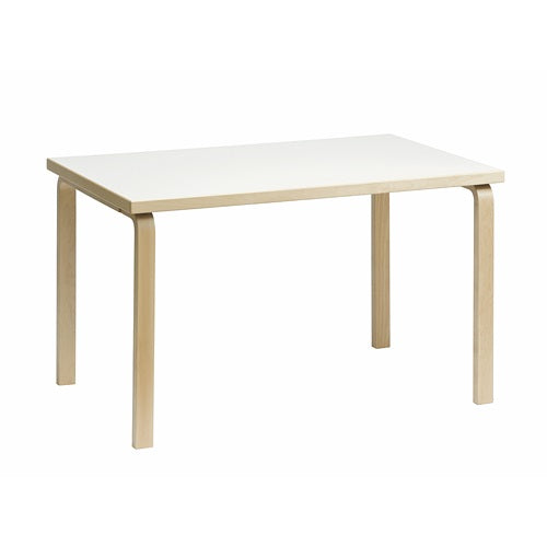 Aalto Table rectangular 81B ホワイトラミネート W1200mm