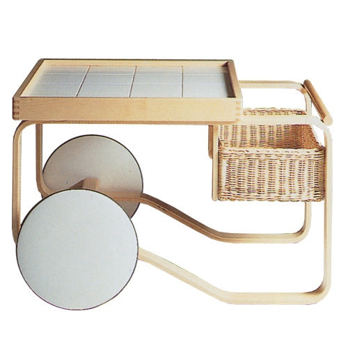 Tea Trolley 900 ホワイトタイル W900mm