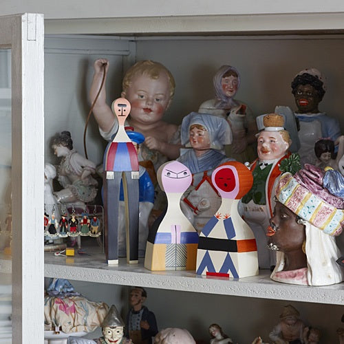 置物 Wooden Dolls No. 15 Wooden Dolls No.15 マルチカラー H150mm - YAMAGIWA OnlineStore