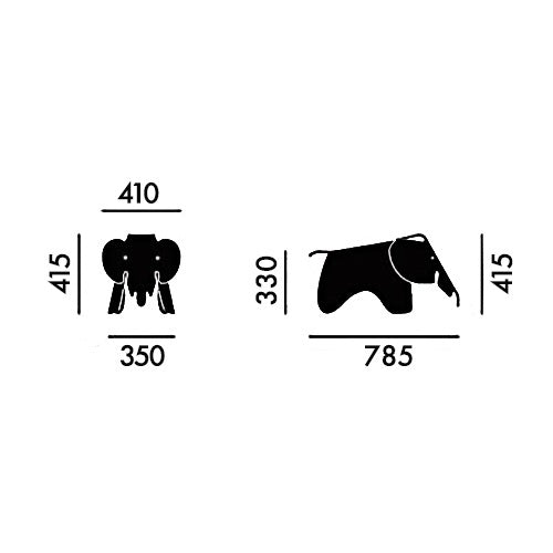 Eames Elephant ホワイト H415mm