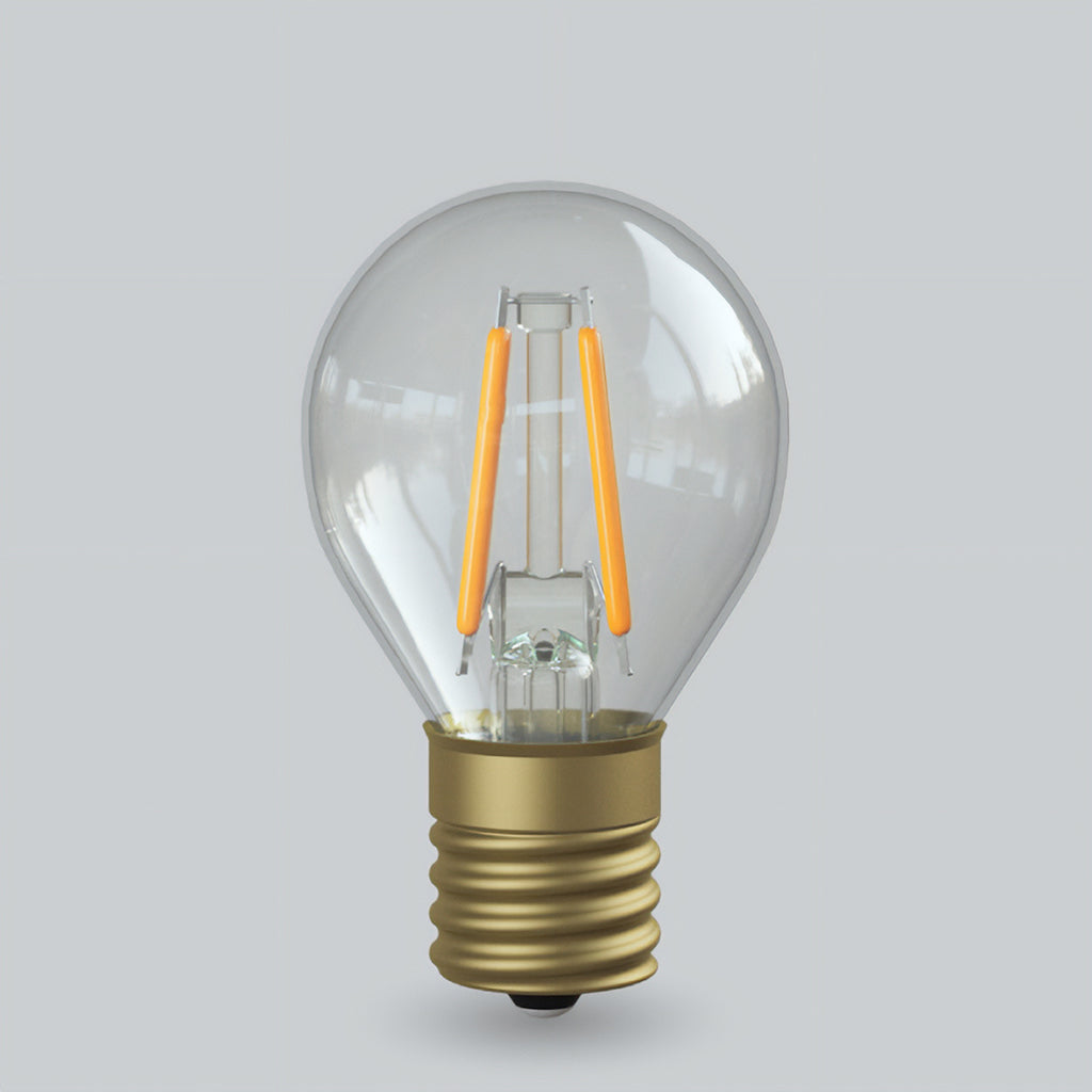 E17 LED電球 Φ35ボール球 クリア 電球色 35W相当