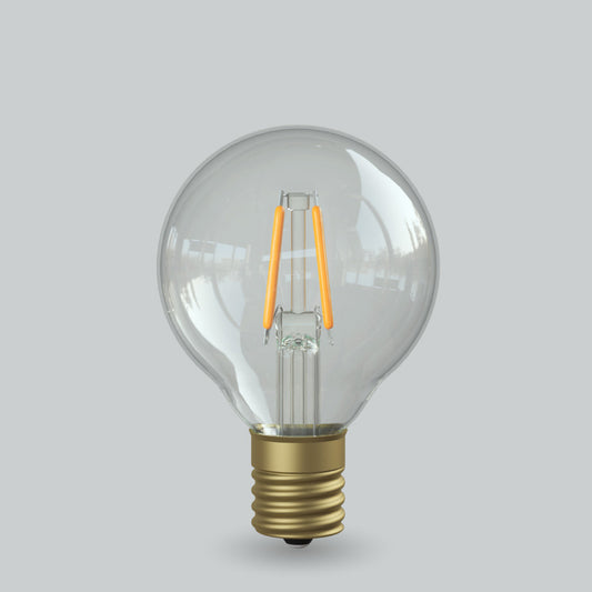 E17 LED電球 Φ50ボール球 クリア 電球色 35W相当