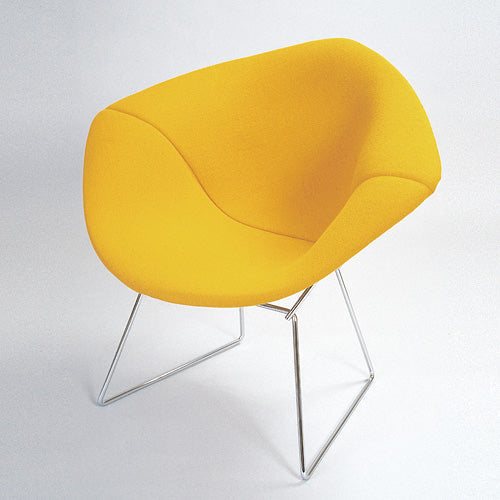【廃番】Knoll（ノル）「 Diamond Chair（ダイヤモンドチェア）1952年」フルカバー/イエロー【取寄品】[935421LCU/K12075]