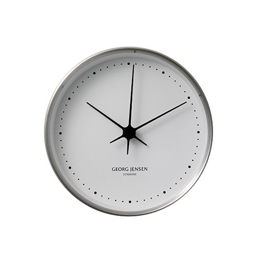 HK Wall Clock シルバー Φ225mm