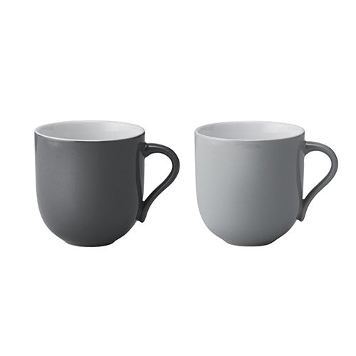 【廃番】Stelton（ステルトン）テーブルウェア EMMA（エマ）マグカップ グレー（2個セット）