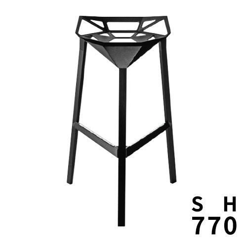 STOOL_ONE ブラック SH770mm