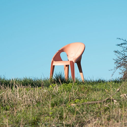 BELL CHAIR オレンジ SH450mm - YAMAGIWA OnlineStore