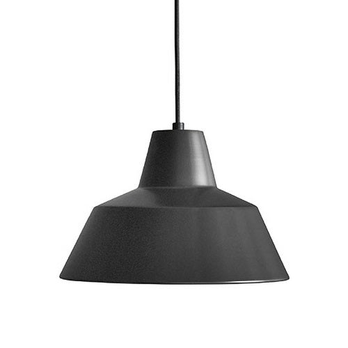 【廃番】MADE BY HAND（メイド・バイ・ハンド）ペンダント照明 THE WORKSHOP LAMP ワークショップランプ M マットブラック(ランプ別売)