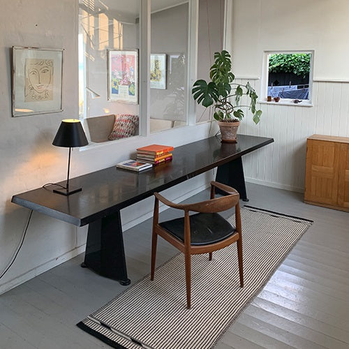 VIBEKE KLINT RUG VK-3 1.7×2.4m ホワイト × ブラック ホワイト