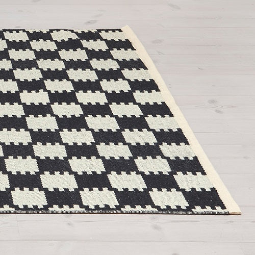 VIBEKE KLINT RUG VK-5   1.7×2.4m ブラック × ホワイト ブラック/ホワイト 約W1700mm