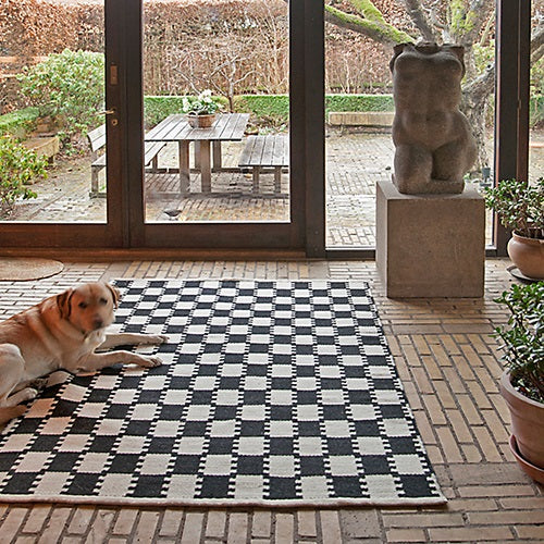 VIBEKE KLINT RUG VK-5 1.7×2.4m ブラック × ホワイト ブラック