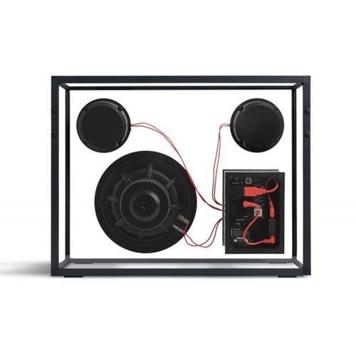 TRANSPARENT SPEAKER ブラック/レッド W431×H333mm