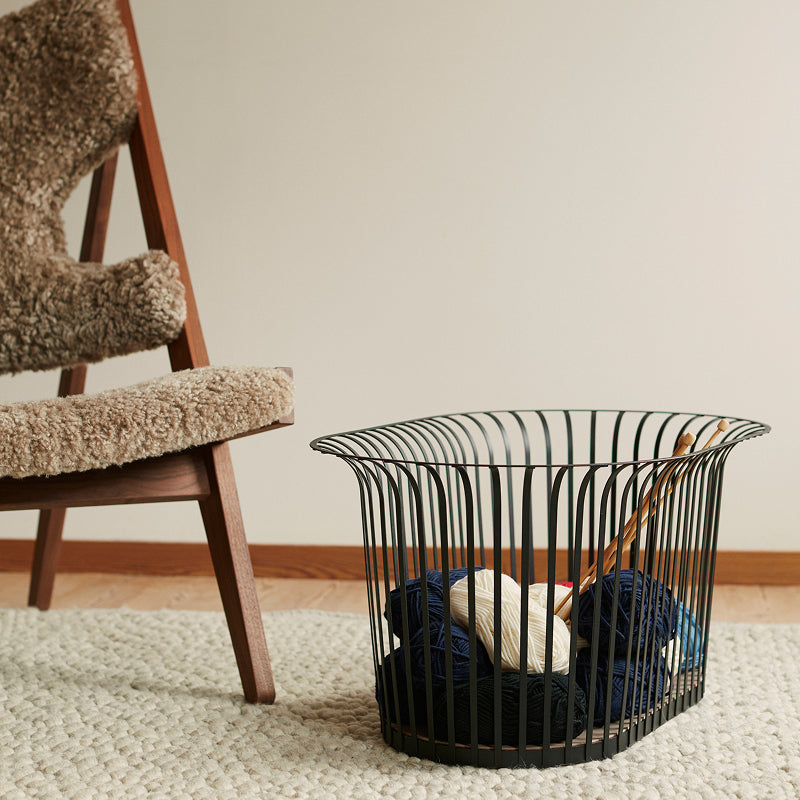 Ribbon Basket ブラック H303mm