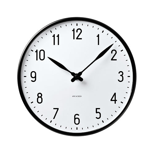 アルネヤコブセン Wall Clock Station 210mm 掛け時計