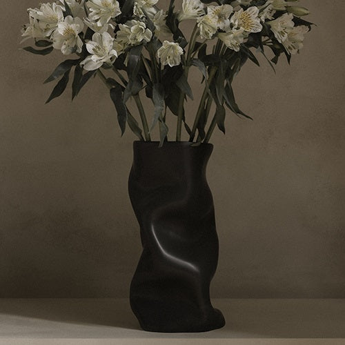 Collapse Vase ブラック H300mm