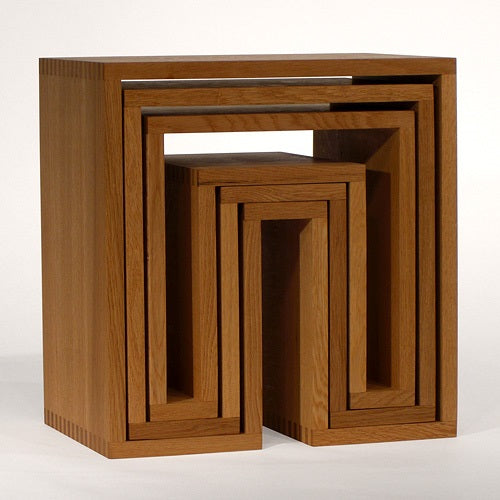 SHOJI - Nesting Tables 3個セット オーク/ナチュラル W420mm