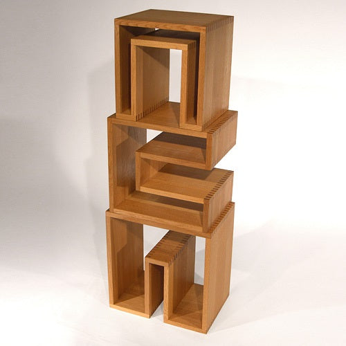 SHOJI - Nesting Tables 3個セット オーク/ナチュラル W420mm