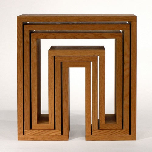 SHOJI - Nesting Tables 3個セット オーク/ナチュラル W420mm