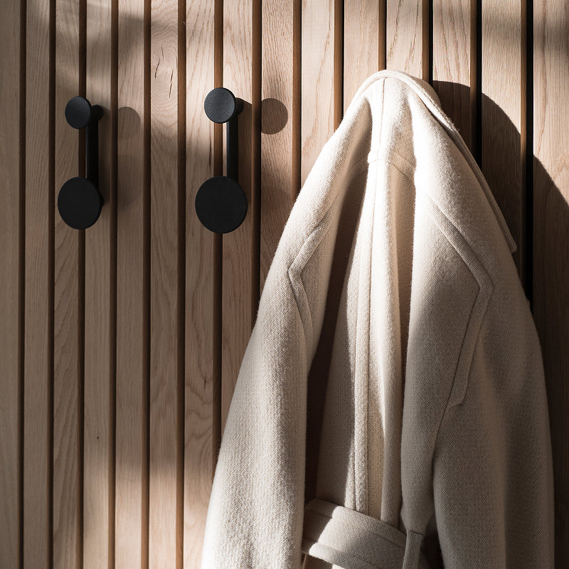 Afteroom Coat Hanger Small ブラック W185mm - YAMAGIWA OnlineStore