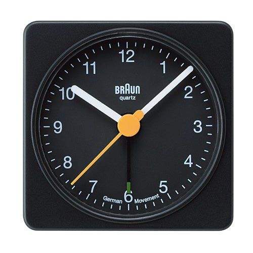 【廃番】BRAUN（ブラウン）置時計 ALARM CLOCK（アラームクロック）BC02B ブラック