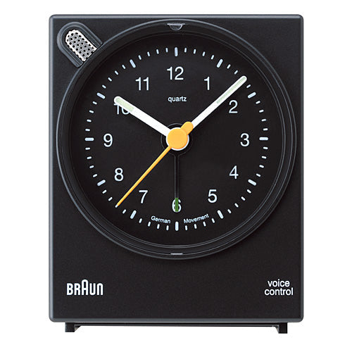 【廃番】BRAUN（ブラウン）置時計 ALARM CLOCK（アラームクロック）BNC004 ブラック [996BNC004BKBK]