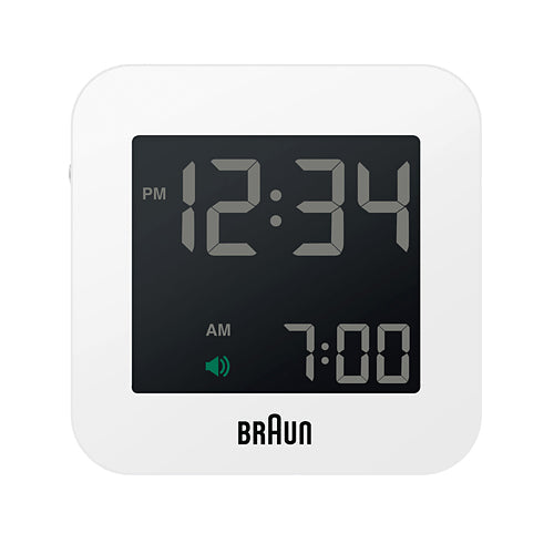 【廃番】BRAUN（ブラウン）置時計 Table Clock（テーブル・クロック）BNC008 ホワイト