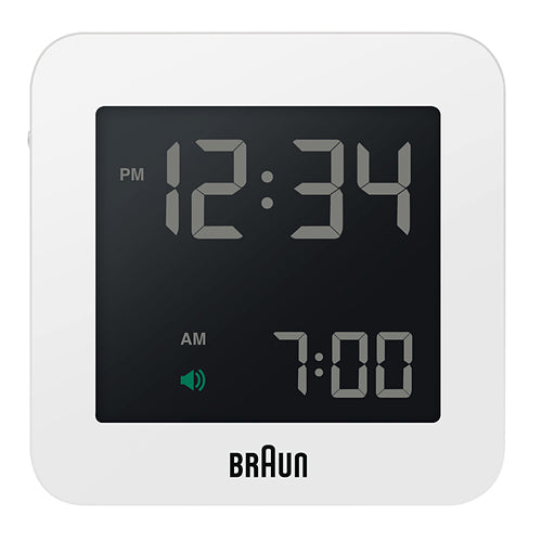 【廃番】BRAUN（ブラウン）置時計 Table Clock（テーブル・クロック）BNC009 ホワイト