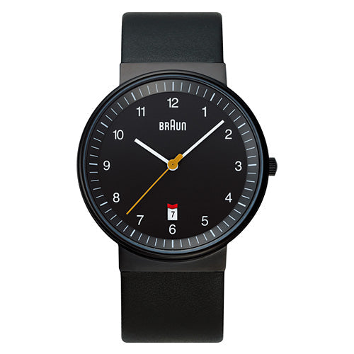 【廃番】BRAUN（ブラウン）腕時計 Watch BNH0032 レザーバンド / ブラック [996BNH0032BKBKG]