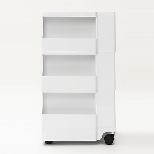 BOBY WAGON 3段5トレイ ホワイト H740mm - YAMAGIWA OnlineStore