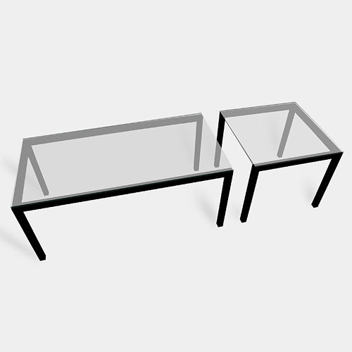 【廃番】AIRCONDITIONED（エアコンディションド）KARATE CHOP TABLE（カラテ チョップ テーブルセット）ブラック【受注品】