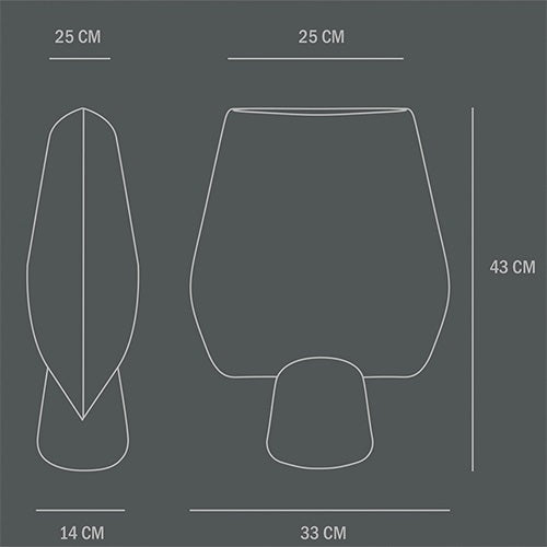 Sphere Vase Square サンド H430mm